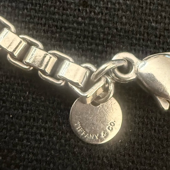 Tiffany & Co. Sterling Silver Venetian Link Bracelet 7.5” - Picture 2 of 3